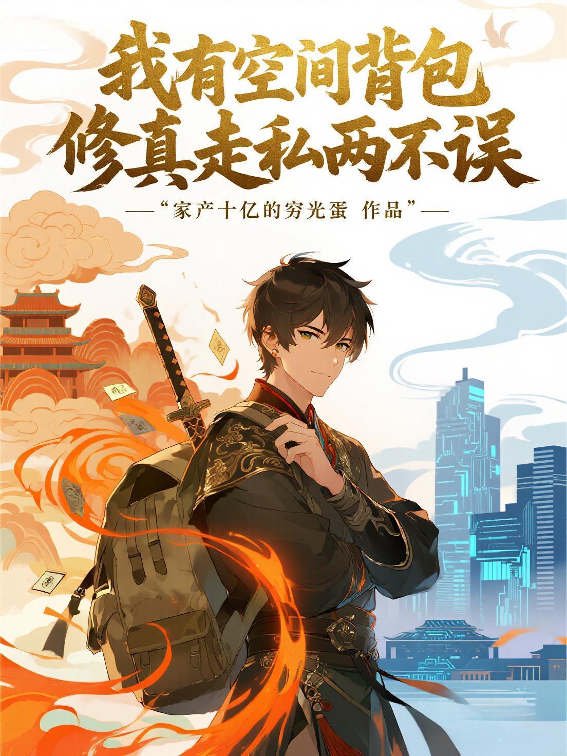 我有空間背包修真走私兩不誤封面